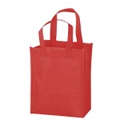 [NW001 V-Red] Non-Woven Shopping Bag Vertical Red