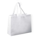[NW001 H-White] Non-woven Shopping Bag Horizontal - White
