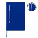 [GSGL 303] CAMPINA - Giftology A5 Hard Cover Notebook with Metal Pen - Blue