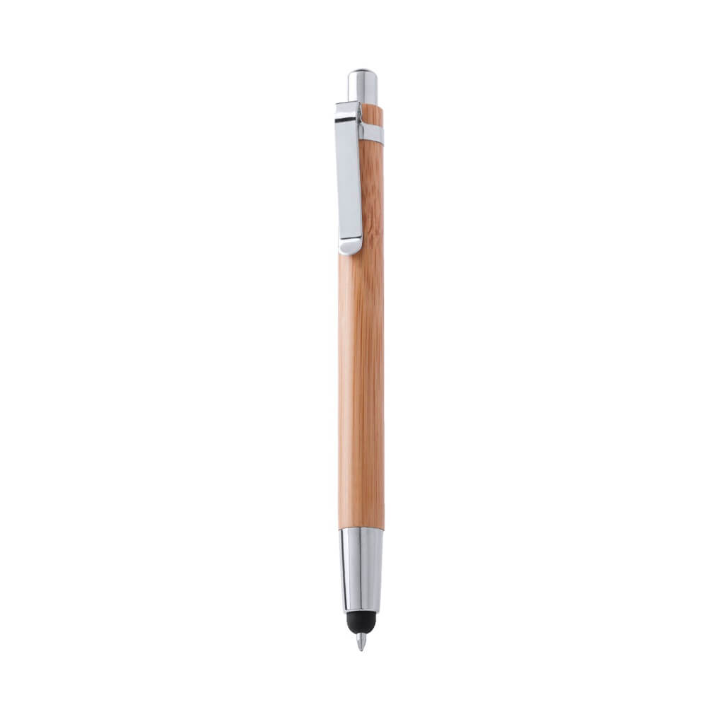 Bamboo Ball Pen with Stylus