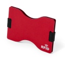 [ITMK 115] Card Holder With RFID Blocking Technology - Red