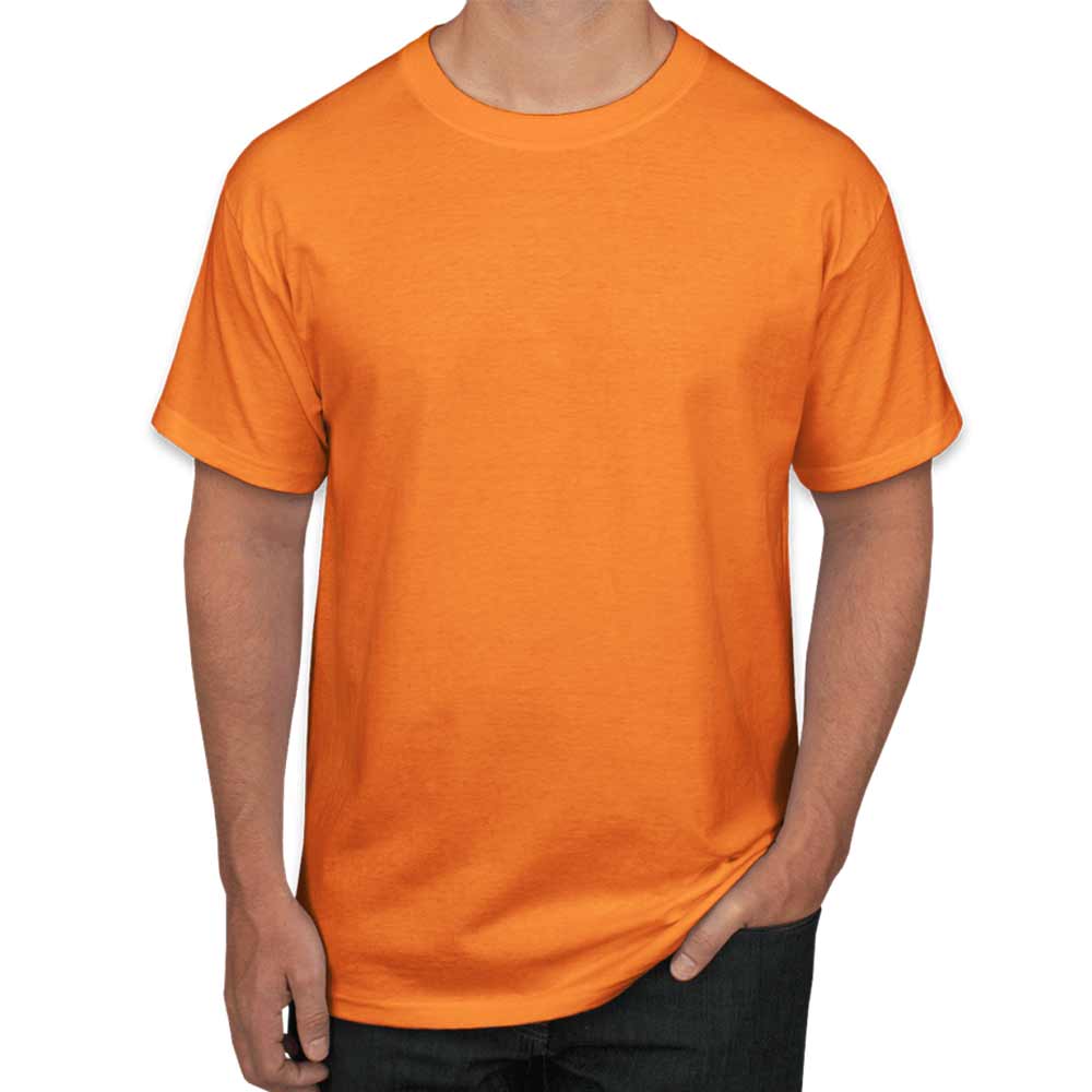 BioOne80 by SANTHOME - Premium Roundneck T-shirt ( X-Large Orange)