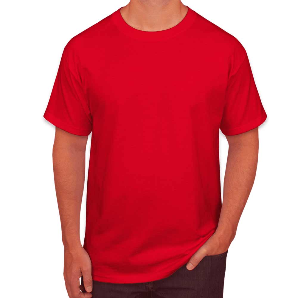 BioOne80 by SANTHOME - Premium Roundneck T-shirt ( 3X-Large Red)