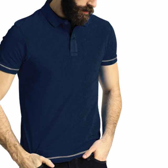 CARRIBEAN - SANTHOME Polo Shirt ( X-Small Navy Blue)