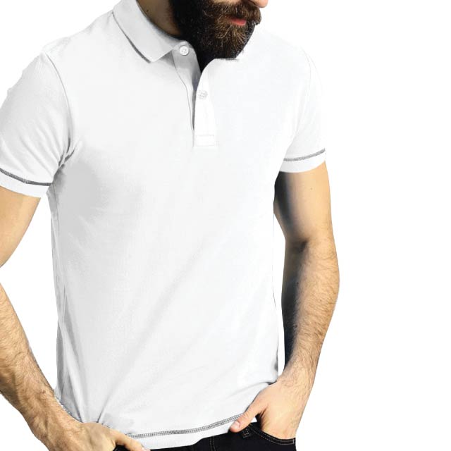 CARRIBEAN - SANTHOME Polo Shirt ( 3X-Large White)