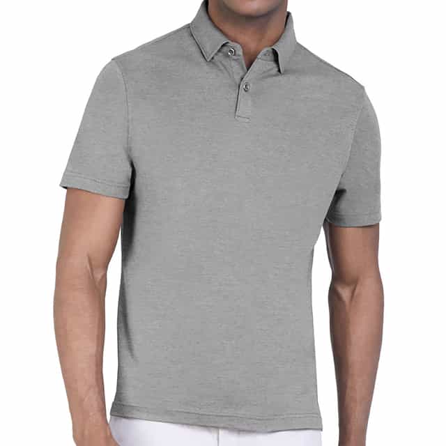 BDNC - SANTHOME Polo Shirt with UV protection ( Small Grey Melange)
