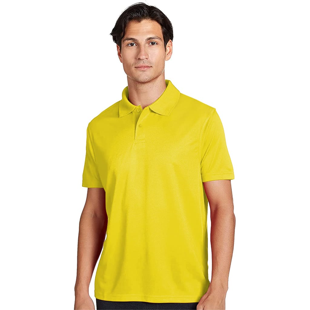 ADF - SANTHOME All Day Fresh Polo Shirt with UV protection ( XX-Large Yellow)
