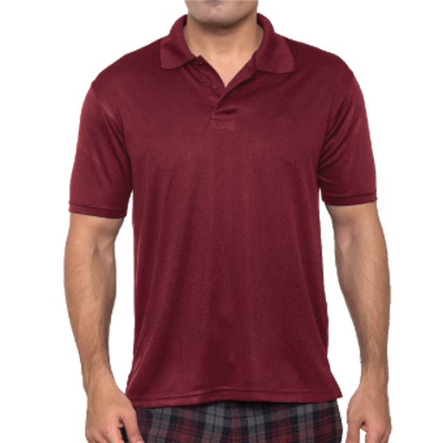 ADF - SANTHOME All Day Fresh Polo Shirt with UV protection ( XX-Large Maroon)