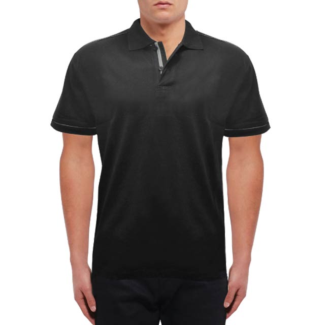EDNC - SANTHOME Polo Shirt ( X-Large Black)