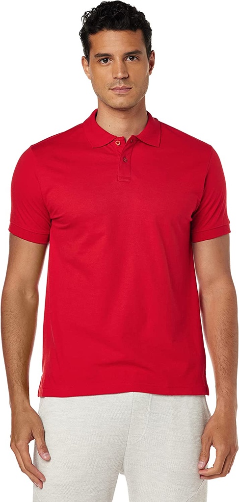 BDNC - SANTHOME Polo Shirt with UV protection ( X-Large Red (CS))