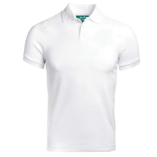 SANTHOME SECURE Polo Shirt (Anti-microbial) ( Large White)