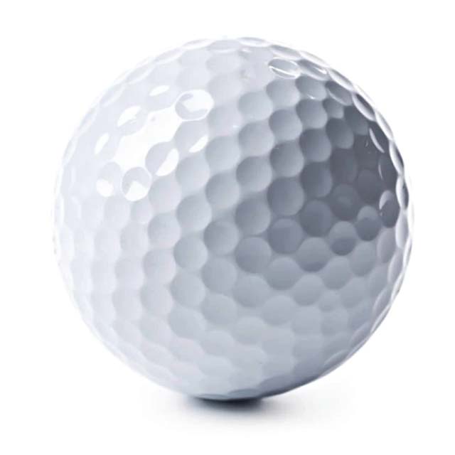 2 Layers White Golf Ball (Set of 3 with Box)