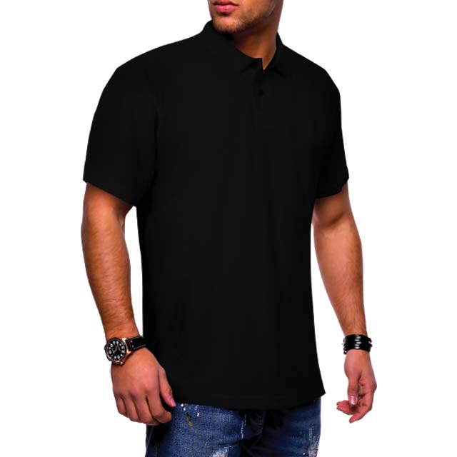 SANTHOME SHIELD Polo Shirt with Heiq Viroblock Tech (Anti-viral) ( X-Large Black)