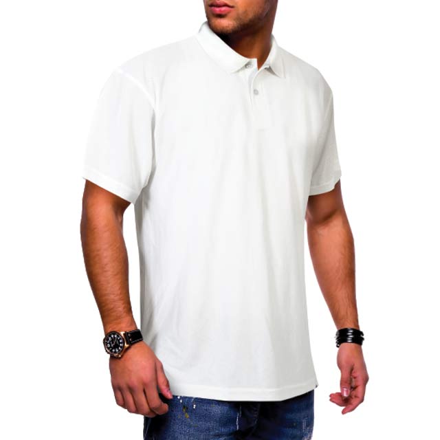 SANTHOME SHIELD Polo Shirt with Heiq Viroblock Tech (Anti-viral) ( XX-Large White)