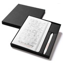 [OWMOL 326] Moleskine Classic Large Notebook &amp; Go Pen Set (White)