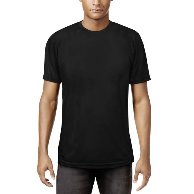 Giftology SALAMA Roundneck T-shirt (Anti-microbial) ( Medium Black)