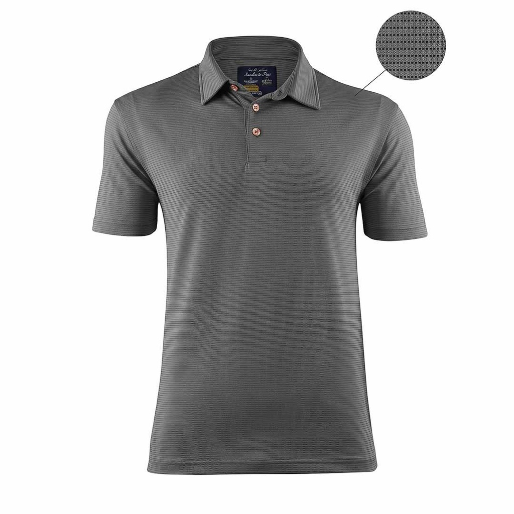 Sandies & Putt - Santhome Men's Golf Polo with UV Protection