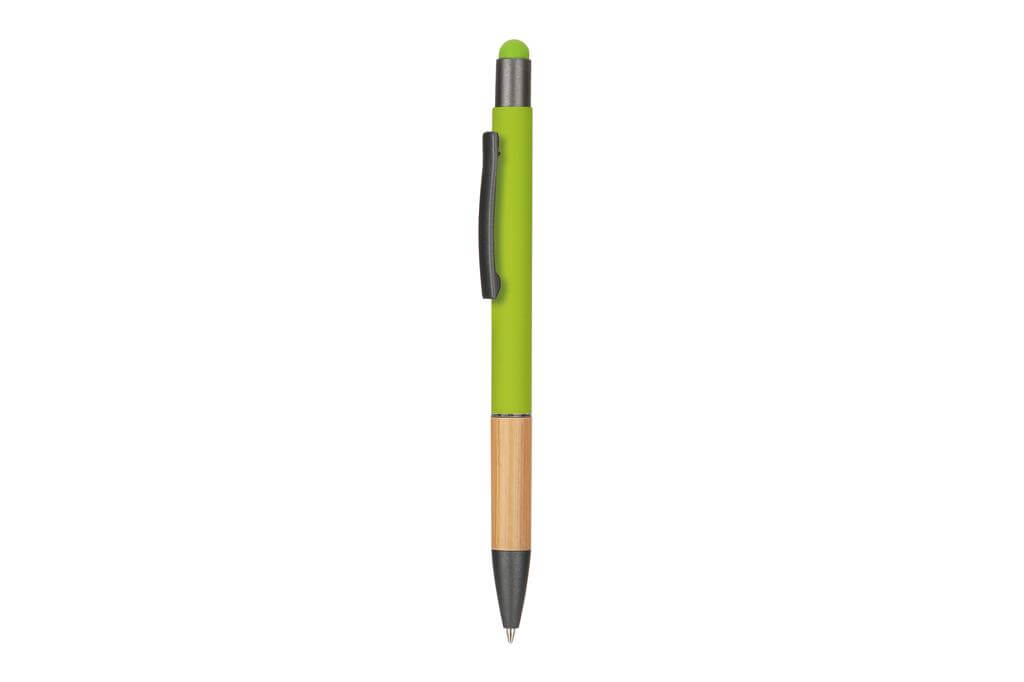 AYTOS - Metal Stylus Pen with Bamboo Grip - Green