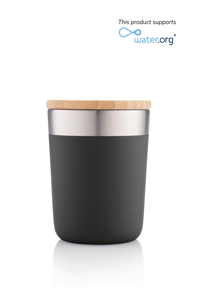 LAREN - CHANGE Collection Insulated Mug - Black