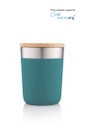 [DWHL 342] LAREN - CHANGE Collection Insulated Mug - Aqua Green
