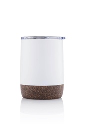 [DWHL 510] GOUDA - Hans Larsen Vacuum Mug With Cork Base - White