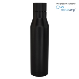 [DWHL 280] HUNFELD - CHANGE Collection SS Double Wall Water Bottle - Black