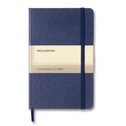 [OWMOL 372] Moleskine Classic Medium Ruled Hard Cover Notebook - Prussian Blue