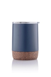 [DWHL 3136] GOUDA - Hans Larsen Vacuum Mug With Cork Base - Blue