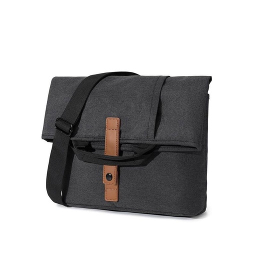 [MBSN 2112] LORETTO - SANTHOME 2-in-1 Messenger & Tote Bag - Black