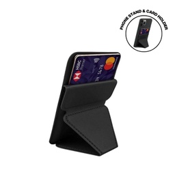 [ITGL 1147] ODDA - Mag Card Holder with Phone Stand - Black