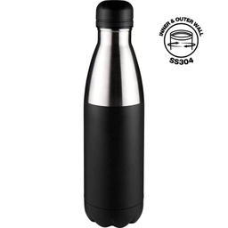 [DWHL 3148] HOPA - Hans Larsen Double Wall Stainless Steel Water Bottle - Black