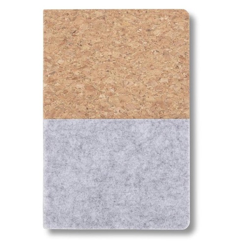 [NBEN 5151] TROSA - eco-neutral Recycled Felt & Cork Soft Cover Notebook