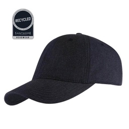 [HWSN 515] FLEX - Santhome Recycled 6 Panel Relaxed Fit Cap - Navy Blue