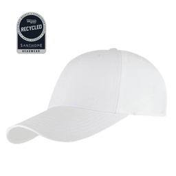 [HWSN 517] ULTRA - Santhome RPET 6 Panel DryNCool® Sport Cap - White