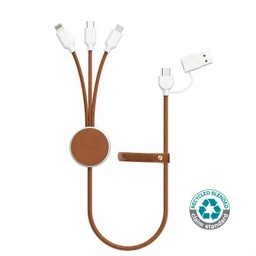 [MTST 1162] KOPER - @memorii Recycled 6-in-1 Charging Cable - White