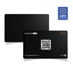 [ITSN 1180] Santhome Card - Digital Business NFC Card - Black