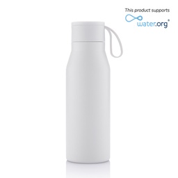 [DWHL 3173] R-NEBRA - CHANGE Collection Recycled Stainless Steel Vacuum Bottle - White
