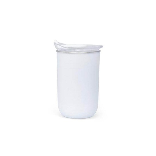 [DWGL 3244] NIMI - Giftology Double Wall Travel Mug 300ml - White
