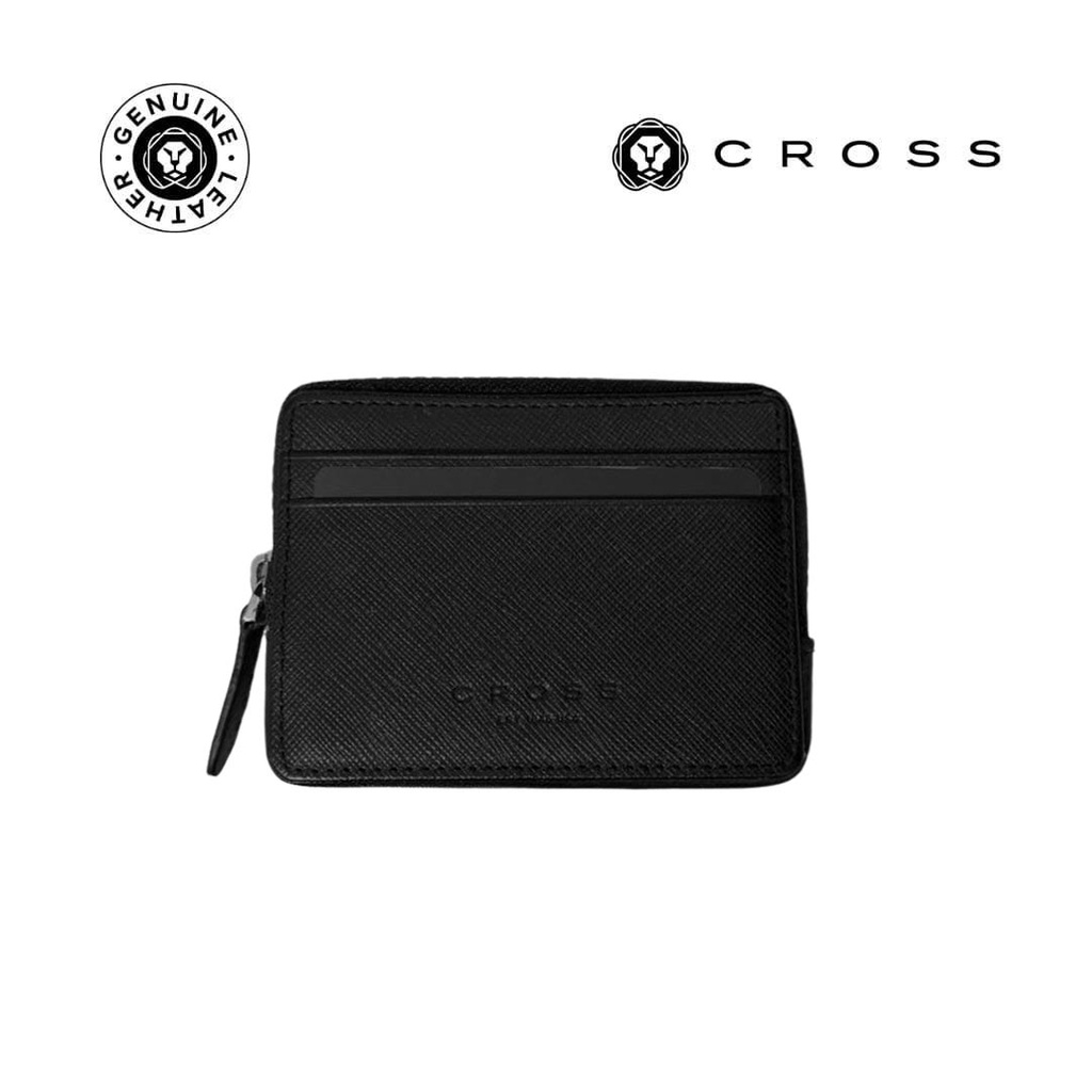 CROSS Leather Ladies Wallet - Black | Jasani