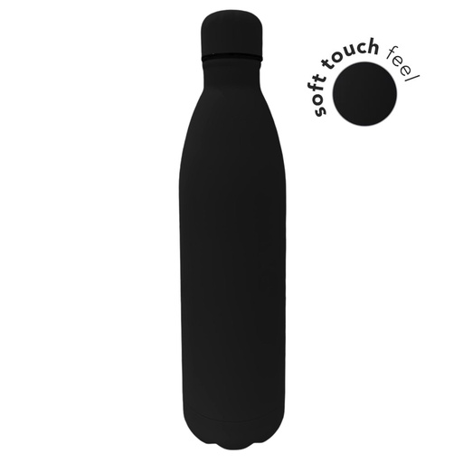 [DWGL 3282] MODENA - Giftology Soft Touch lnsulated Water Bottle - 1L - Black