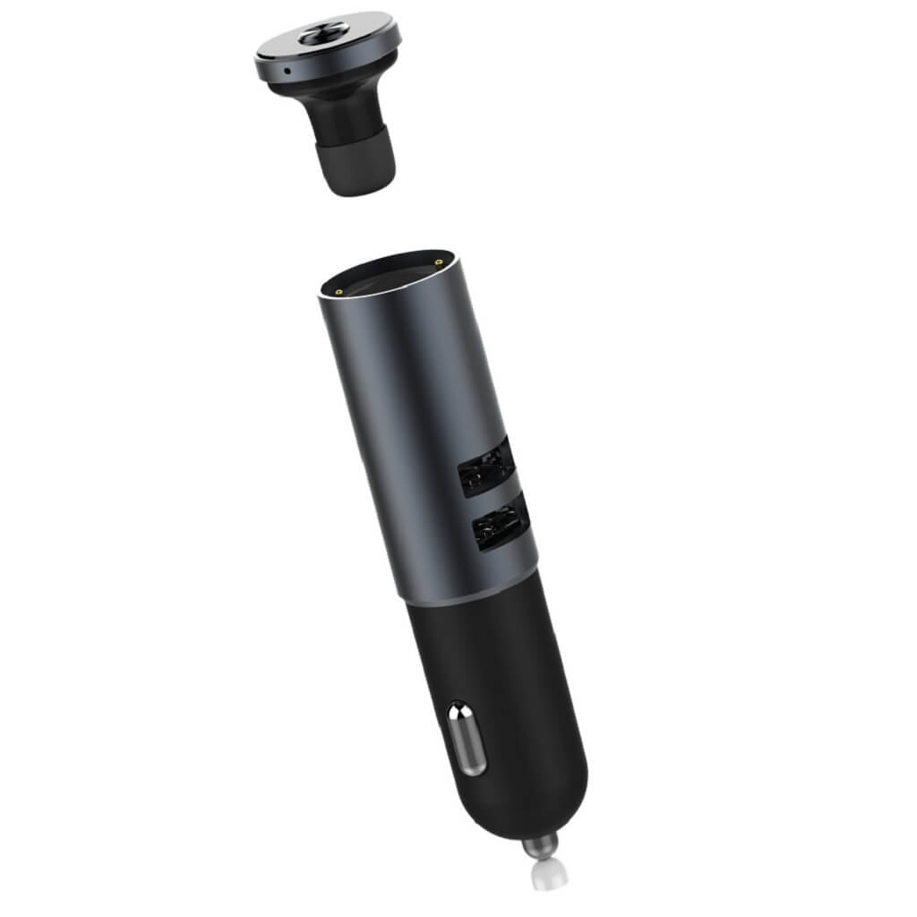 FYCAR @memorii Car Charger With Bluetooth Earbud Jasani