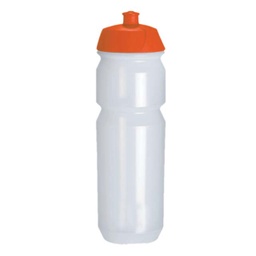 [WB 003-Trans/Orange Lid] Tacx ECO Friendly Biodegradable Water Bottle 750 CC