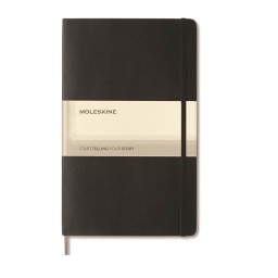 [OWMOL 371] Moleskine Hard Cover, Medium Size Ruled Notebook - Black