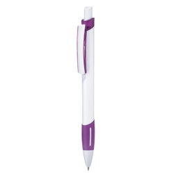 [PP 242-Purple] UMA STRIPE Plastic Pen Purple