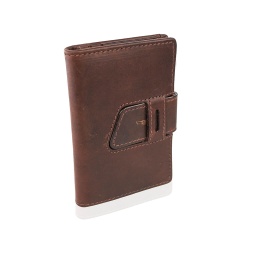 [6003 (with Box)] UTTUN - SANTHOME Genuine Leather Card Wallet