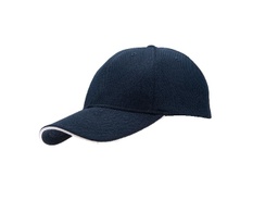 [SC 105 - Navy/White] Santhome Nu-Fit® Performance Stretch-Fitted Cap - Navy Blue / White