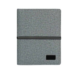[ITGL 902] AIGIO - Giftology A5 Notebook Organiser With 10000mAh Powerbank - Grey
