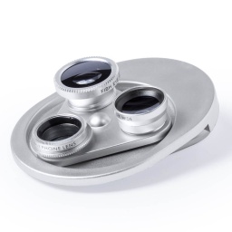 [ITMK 126] DEPOK - Universal Lens System For Smartphone 4-in-1 Silver