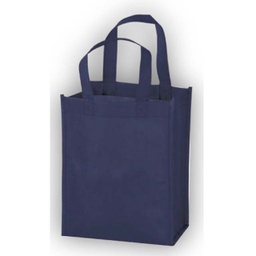 [NW001 V-Navy] Non-Woven Shopping Bag Vertical Navy Blue