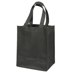 [NW001 V-Black] Non-woven Shopping Bag Vertical Black